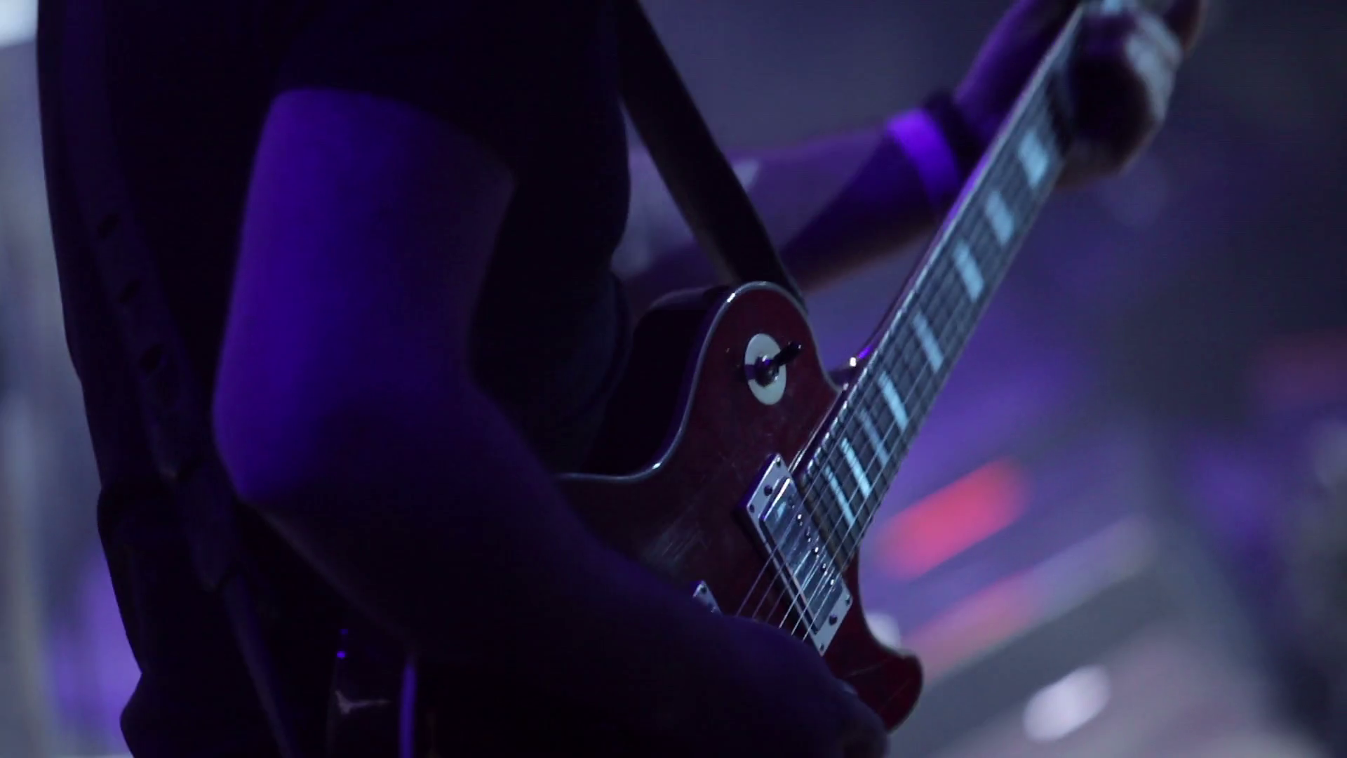 Guitar Player On Stage At Concert Rocking Stock Footage SBV315799358 Storyblocks