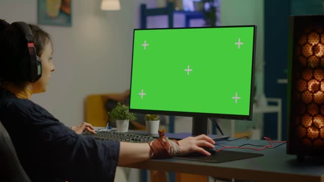 Player Green Screen Stock Footage: Royalty-Free Video Clips - Storyblocks