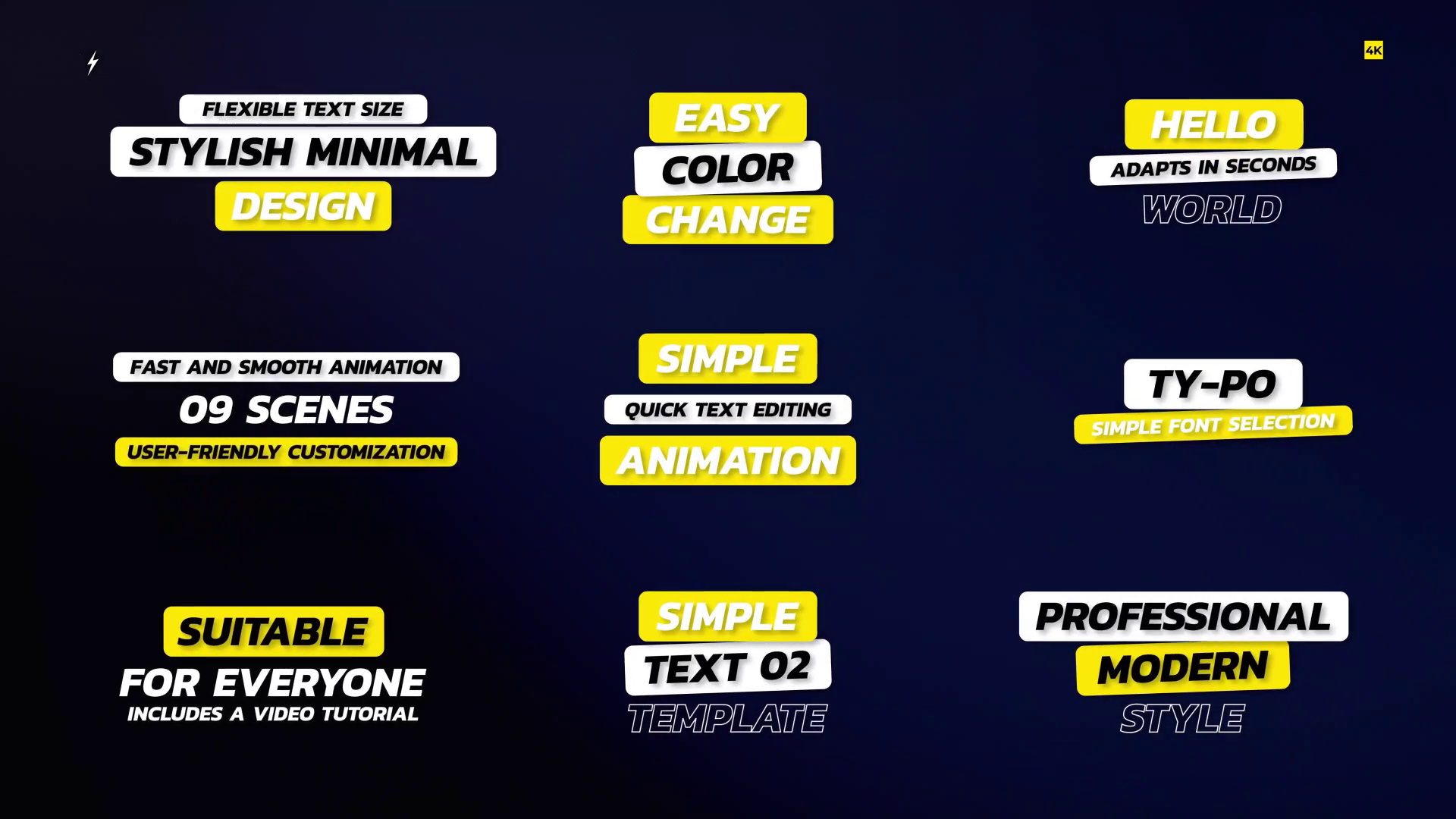 AE Template: Box Text Titles | Effects SBV-352358978 - Storyblocks