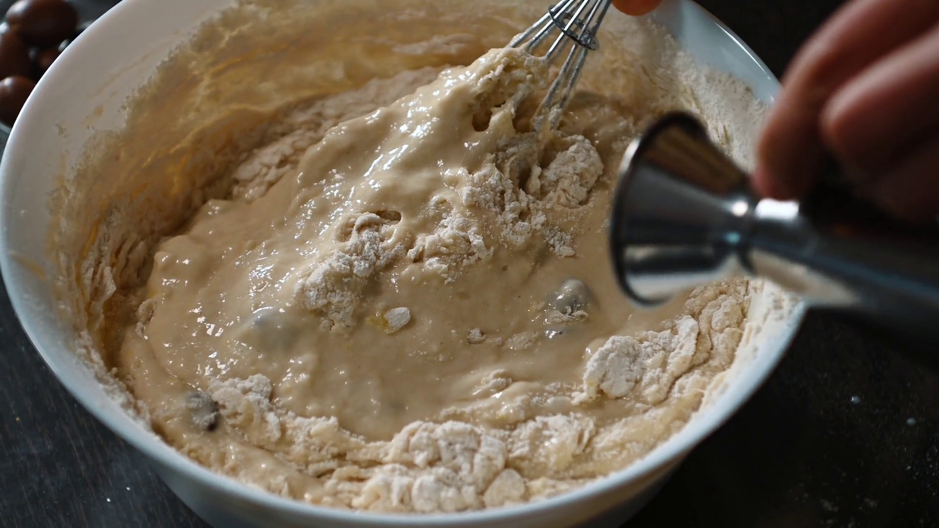 Close Up View Of Person Mixing Batter Baking Stock Footage SBV ...