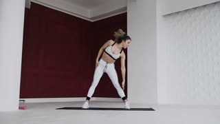 Woman Doing Legs Stretching Exercise Outdoors Asian Woman Stretching Legs In Park At Sunny Day Fitness Woman Stretching Legs Before Workout Young Woman Stretching Workout Stock Video Footage Storyblocks