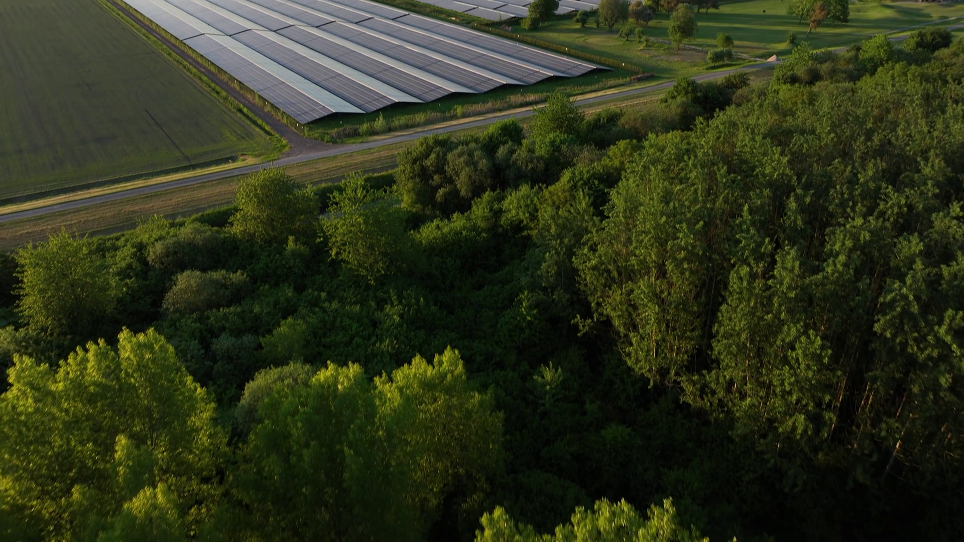 Revealing Aerial Video Of Solar Panels At Stock Footage SBV-352208688 ...