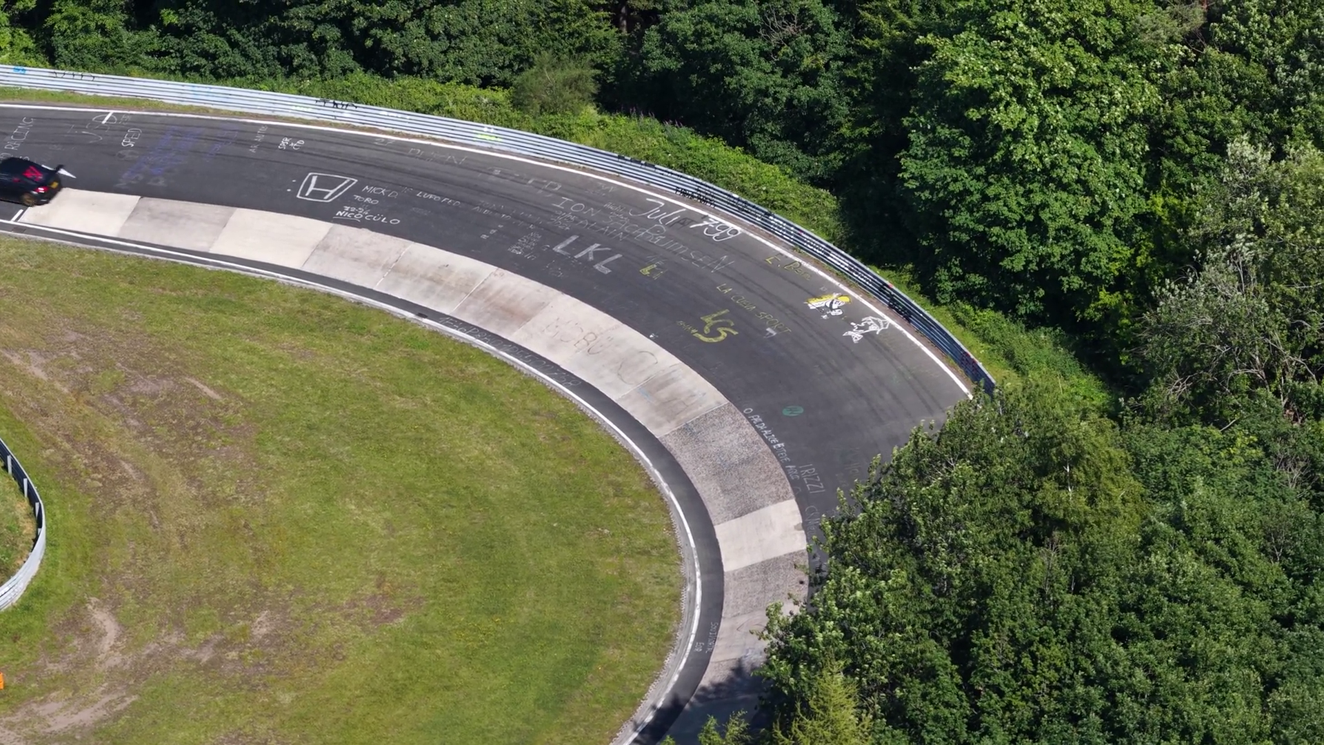 Nurburgring Tourist Drives Race Track Stock Footage SBV-352389929 ...