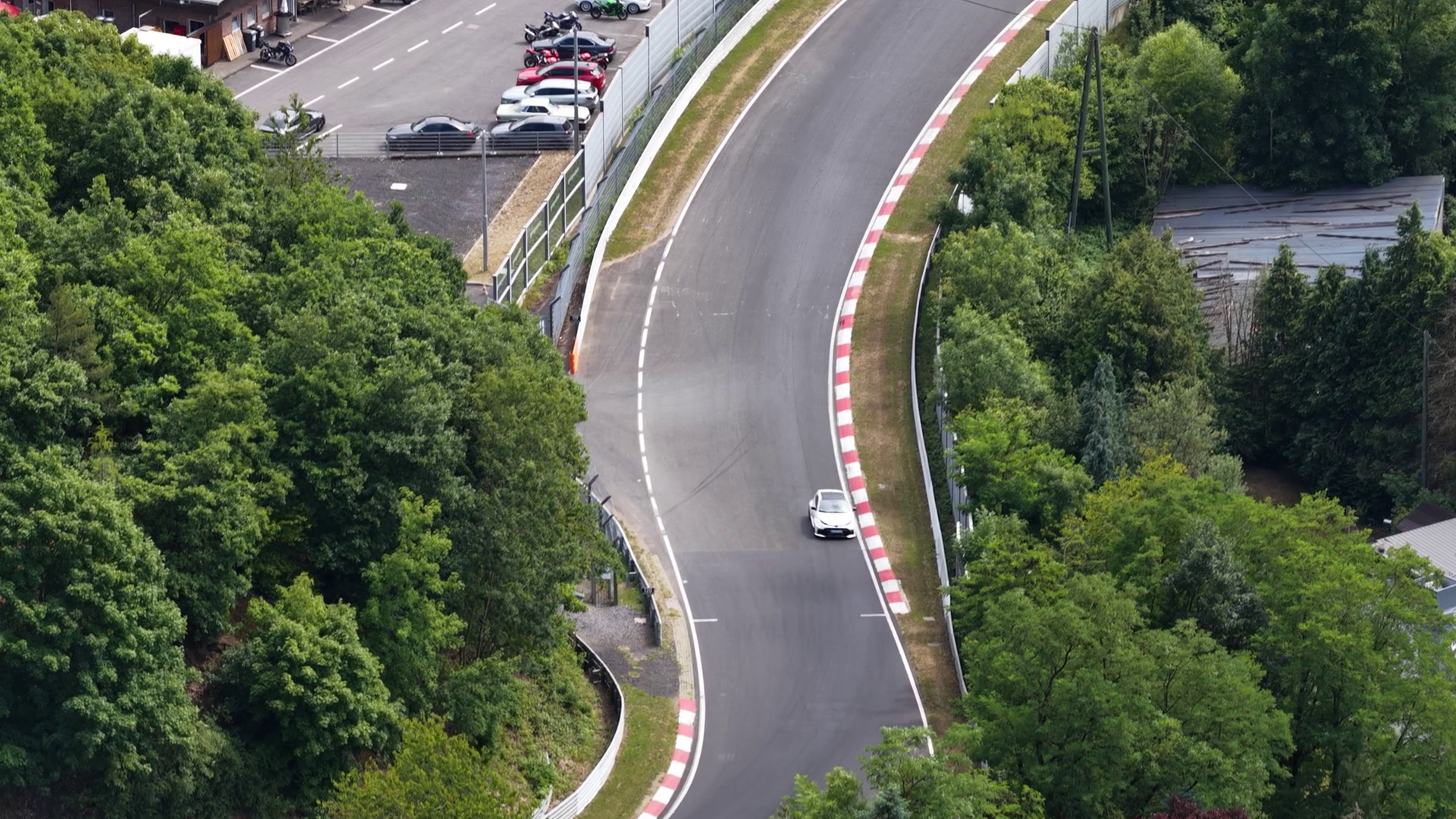 Race Car On Nurburgring Nordschleife Stock Footage SBV-352511048 ...
