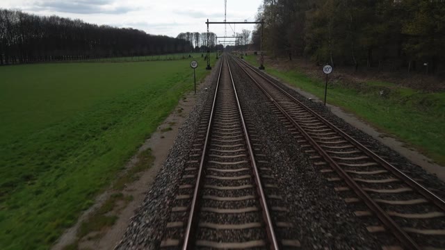 Railroad Track | Nature stock footage - Storyblocks