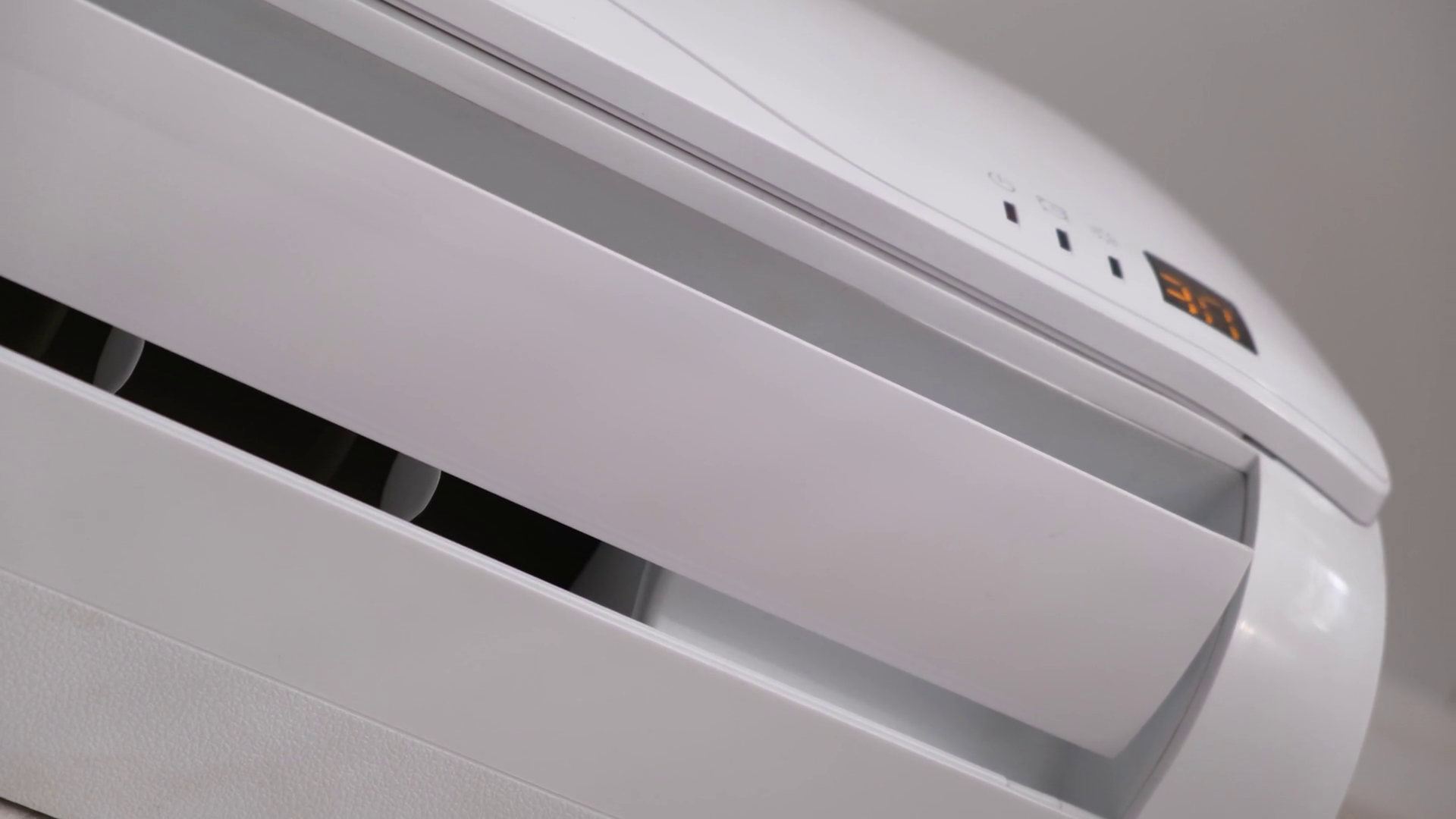 The Air Conditioner Turns On Starts To Cool Stock Footage SBV347468298