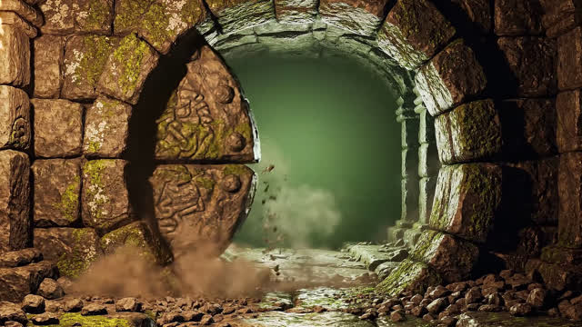 Stone Wall Ruins Stock Footage: Royalty-Free Video Clips - Storyblocks