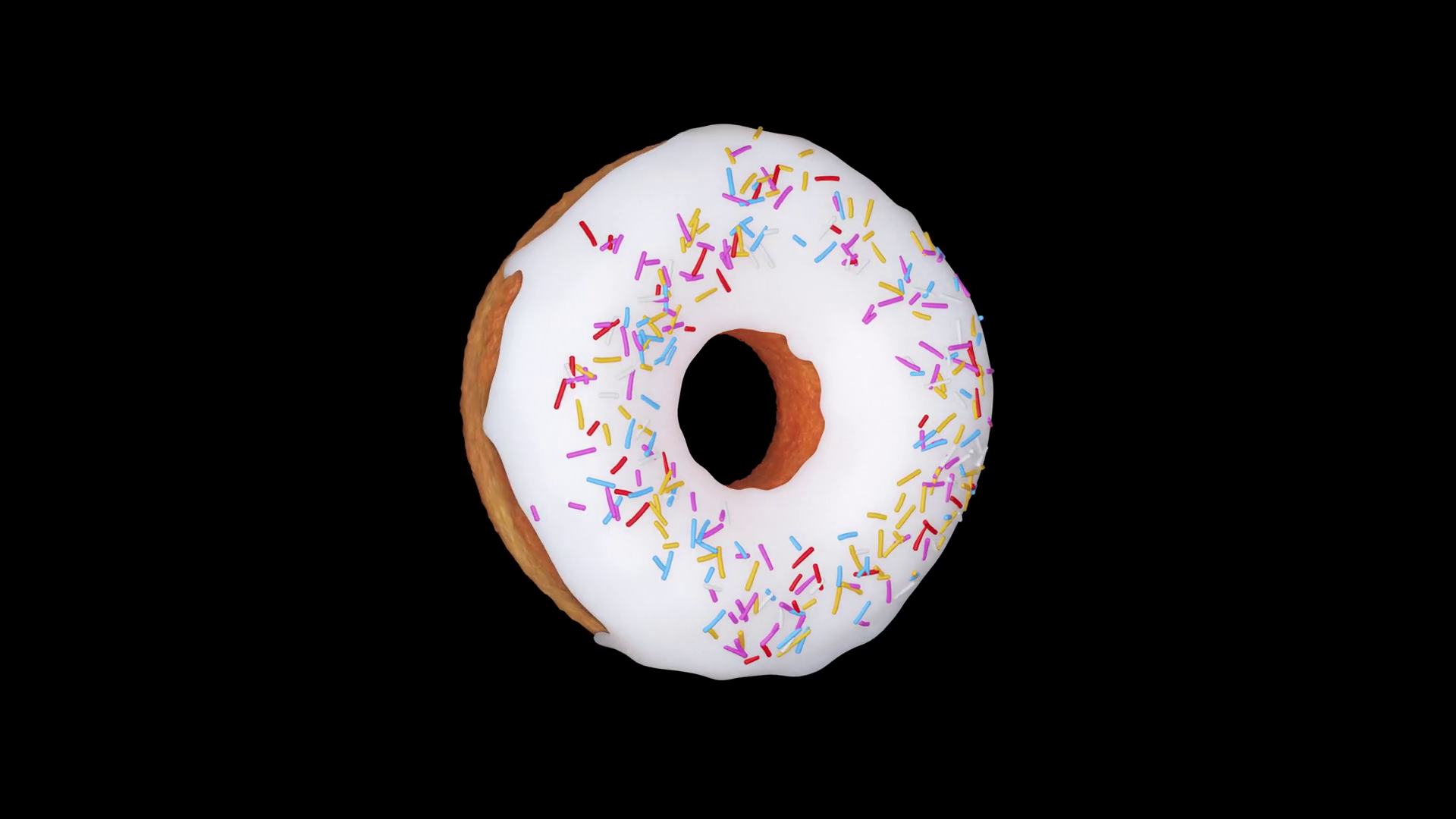 Various Donuts Spinning Around 360 Degrees Stock Motion Graphics SBV ...