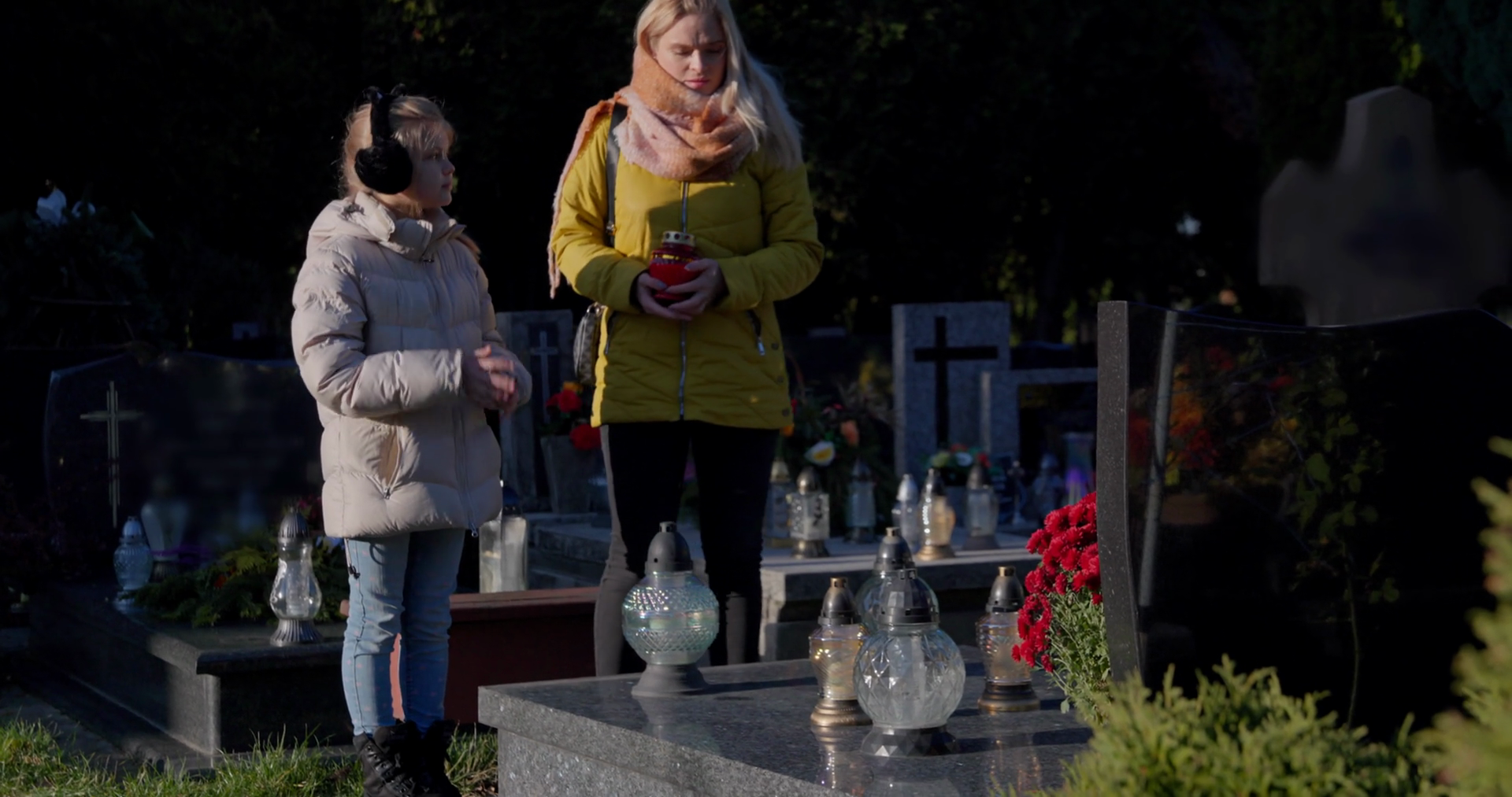 A Visit To Cemetery Is Time Deep Reflection Stock Footage SBV-351912839 ...