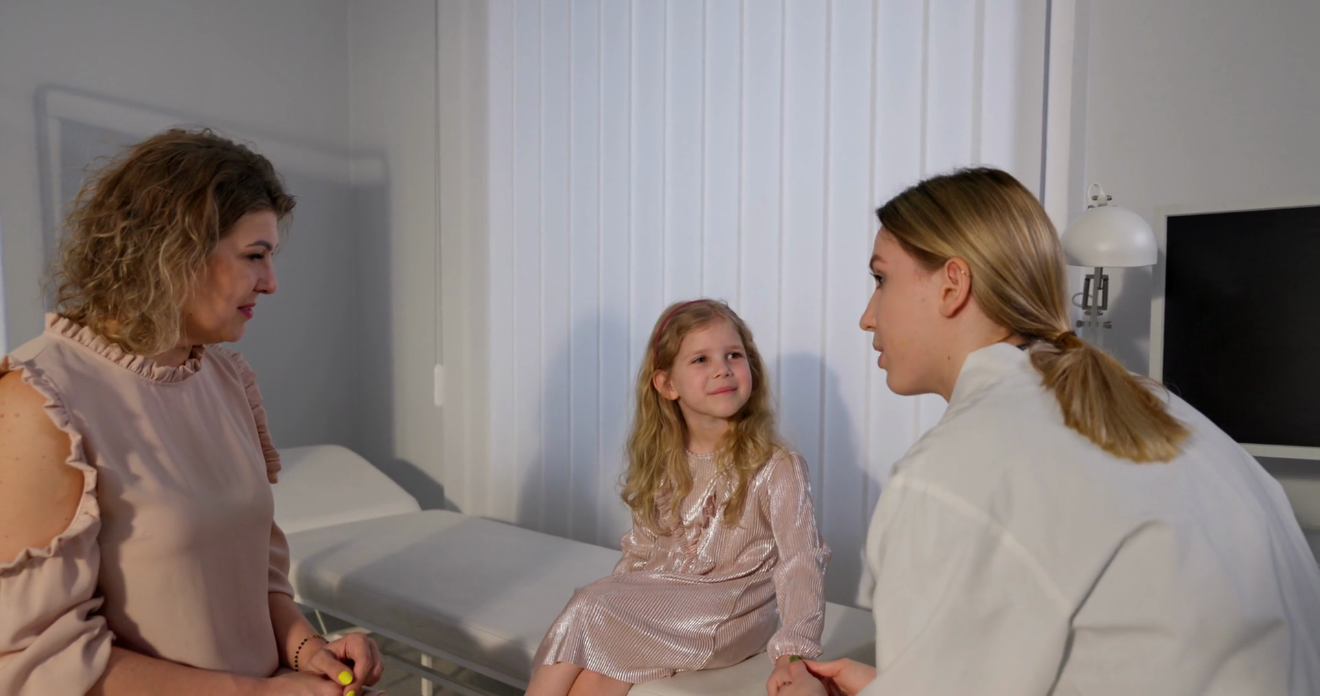 A Medical Consultation With Child Parent In Stock Footage SBV-352067095 ...