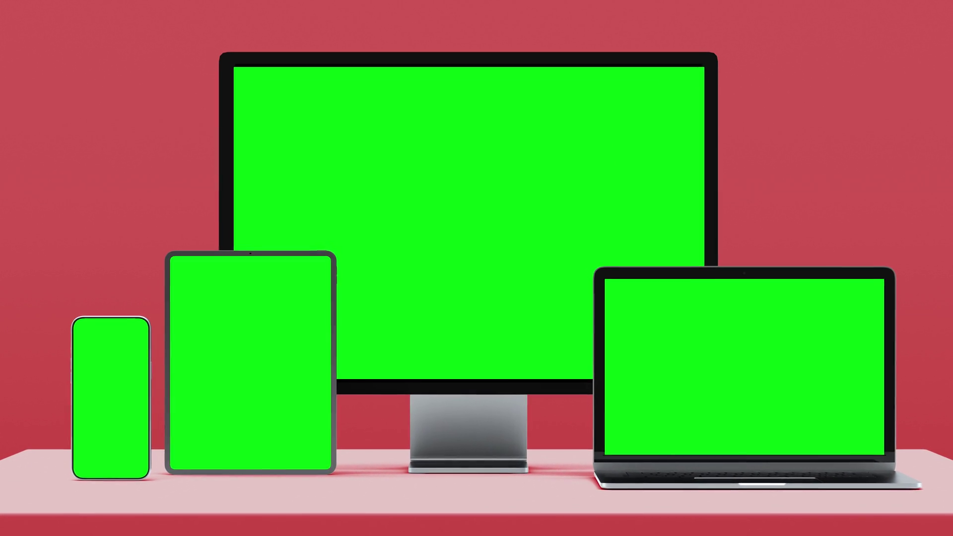 Laptop Computer Smartphone With Green Stock Footage SBV-351893589 ...
