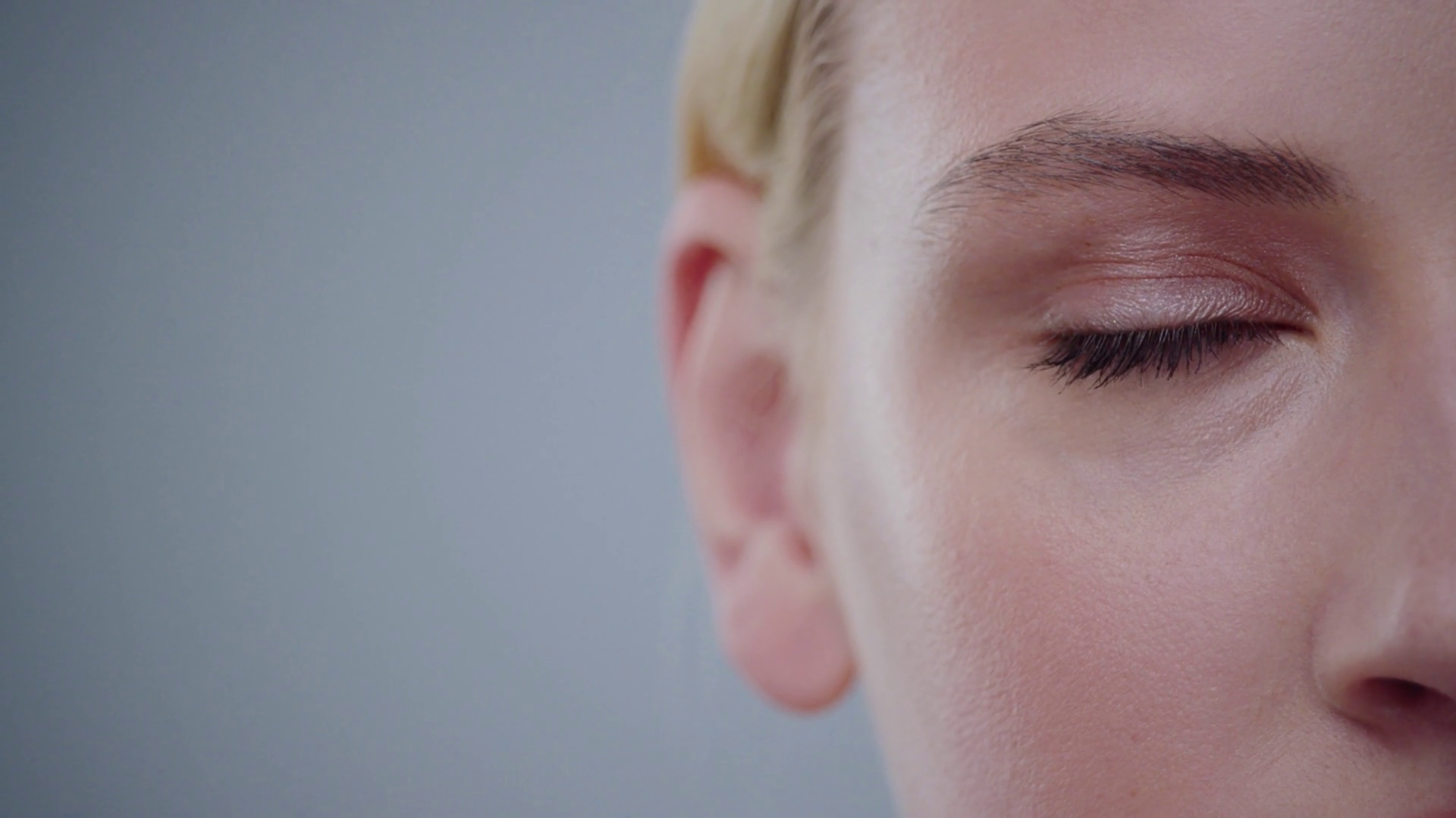 The Image Shows Closeup Of Peaceful Face Stock Footage SBV-351841125 ...