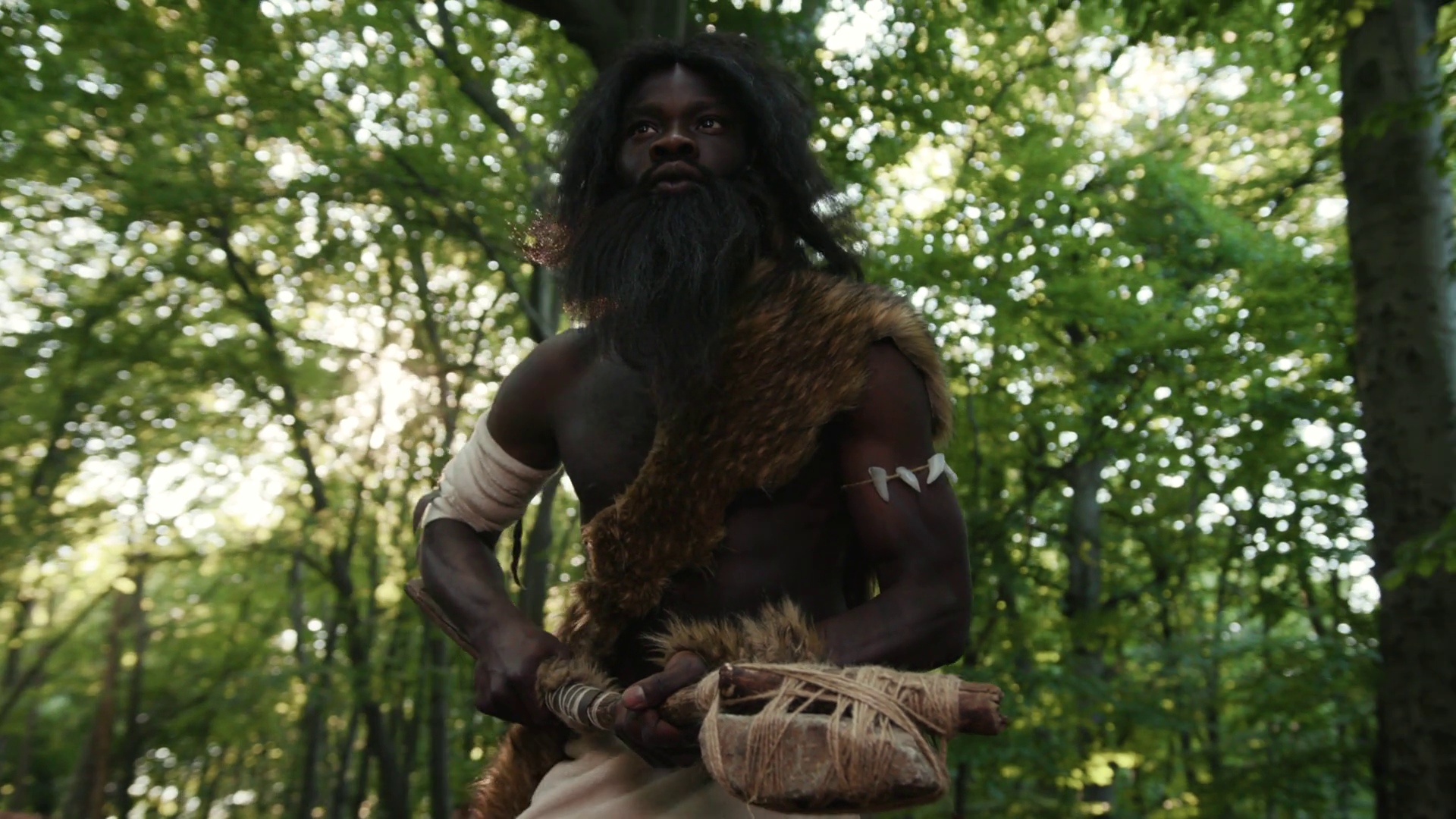 An Ancient Warrior Thriving Amidst Beauty Of Stock Footage SBV ...