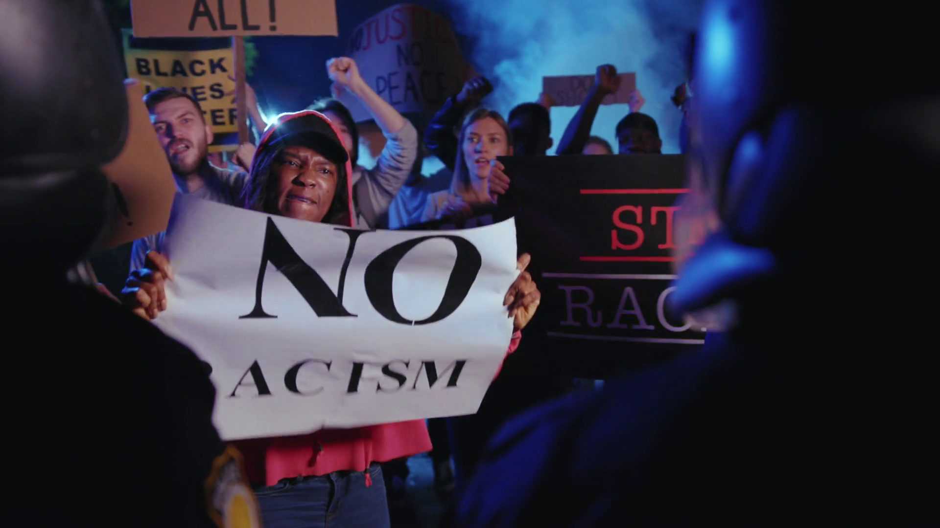 People Protest Human Rights Social Justice Stock Footage SBV-351994129 ...