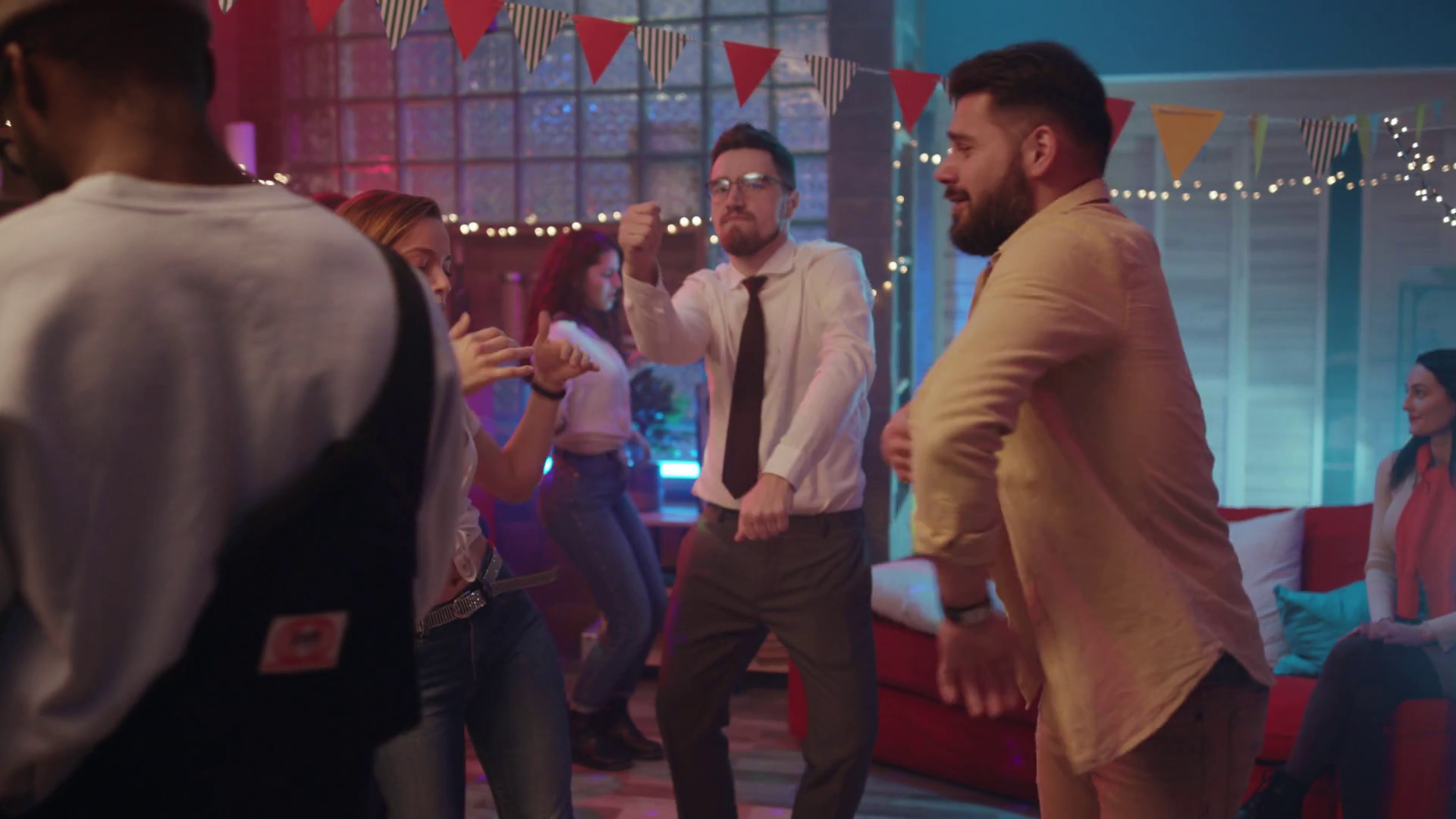 A Joyful Vibrant Party Scene Filled With Stock Footage SBV-351982511 ...