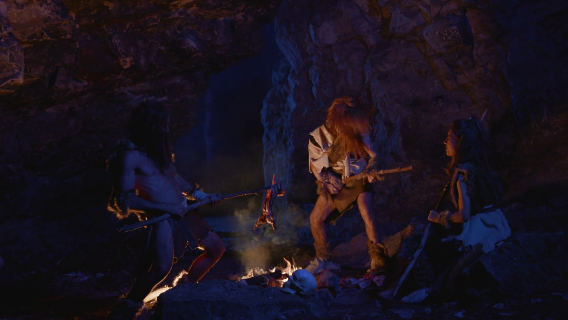 Experience Cave Band Enjoy Primitive Rock Stock Footage SBV-351913798 ...