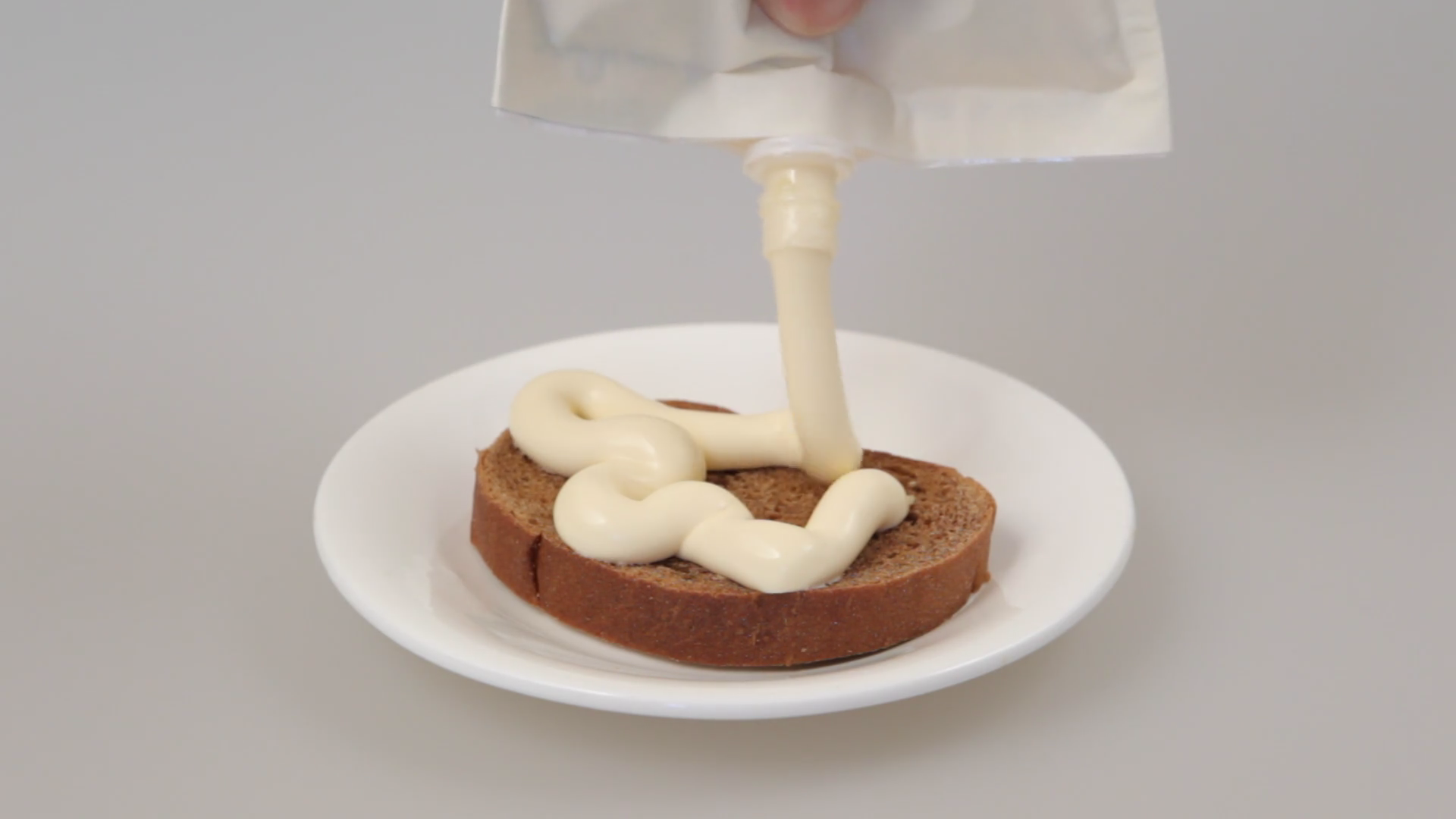 Apply Mayonnaise On Bread Close Up Stock Footage SBV346743055