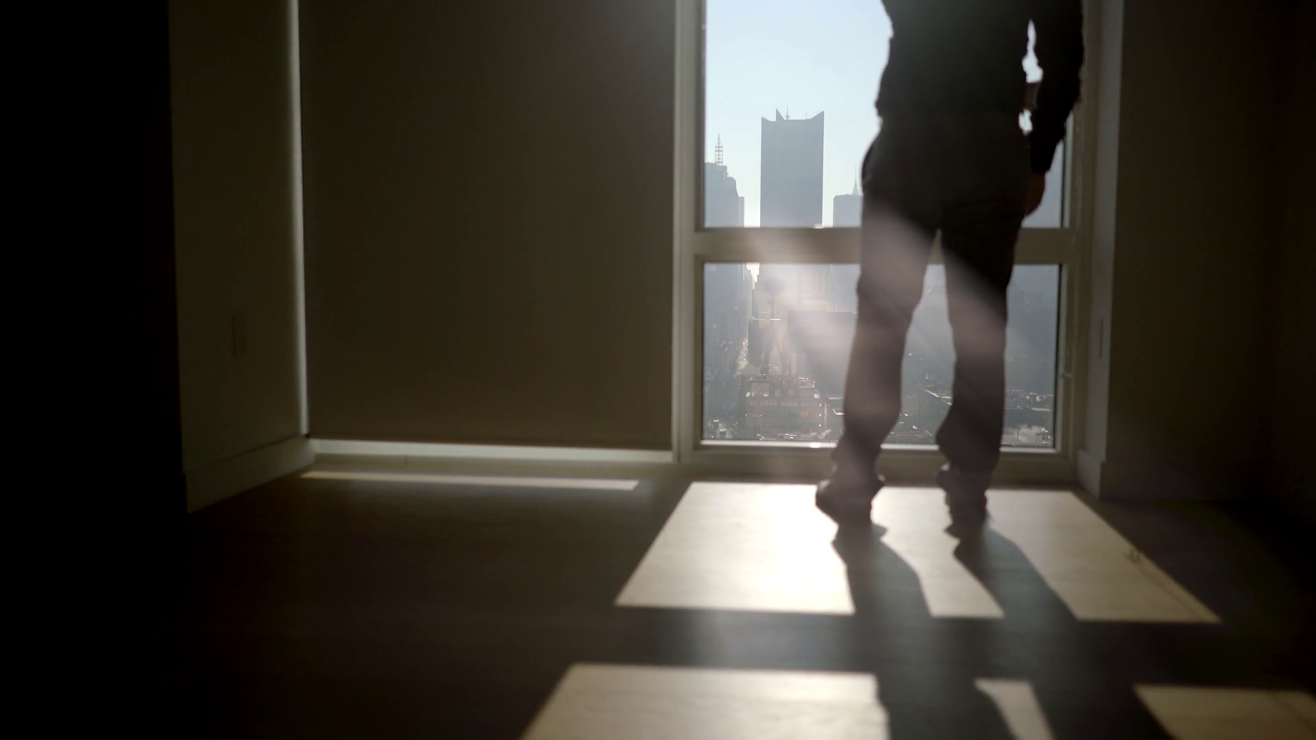 Young Successful Man Living In High Rise Stock Footage SBV-349052742 ...