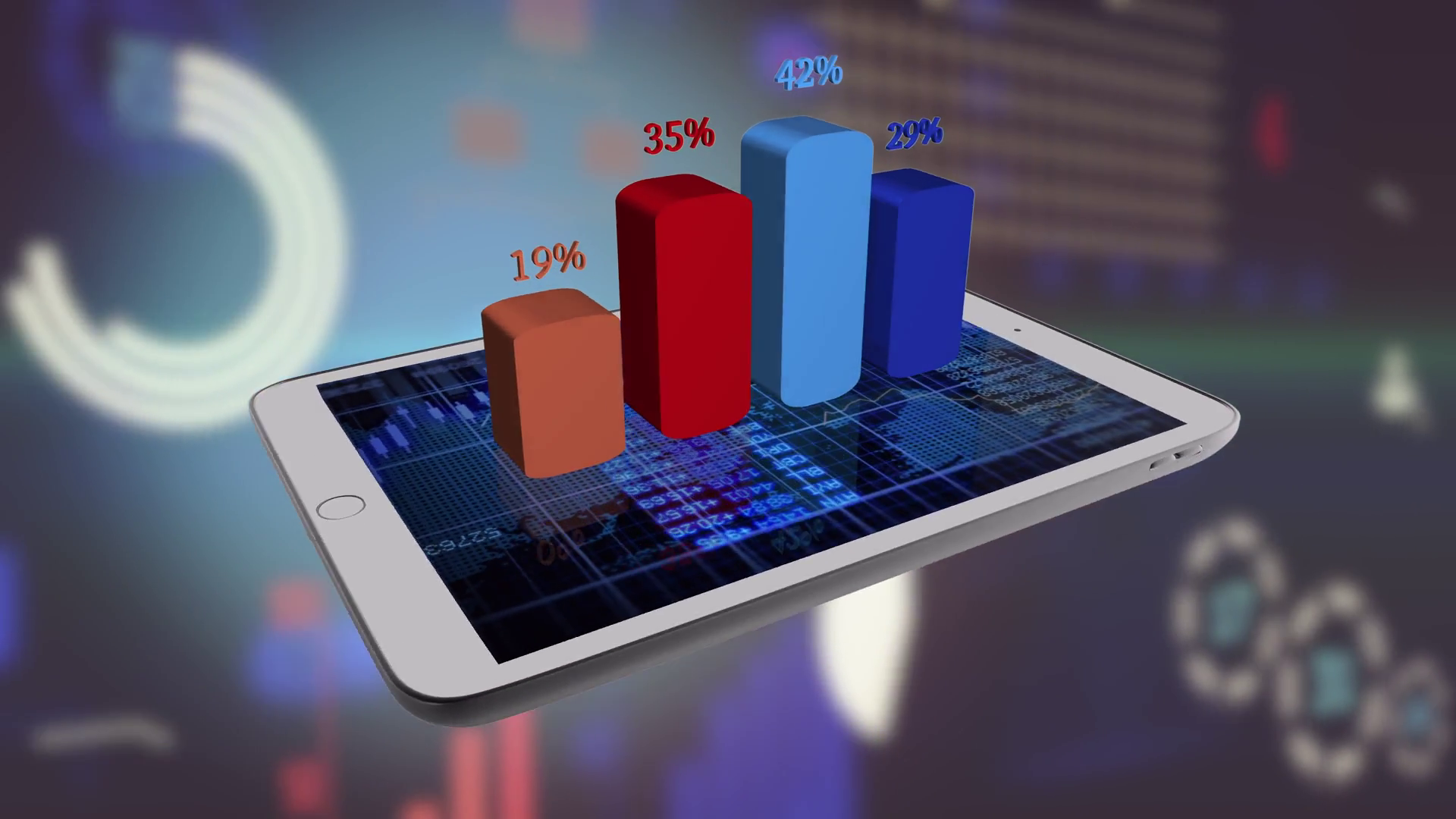 Business Investment Sales Profits Data Stock Footage SBV-349094952 ...