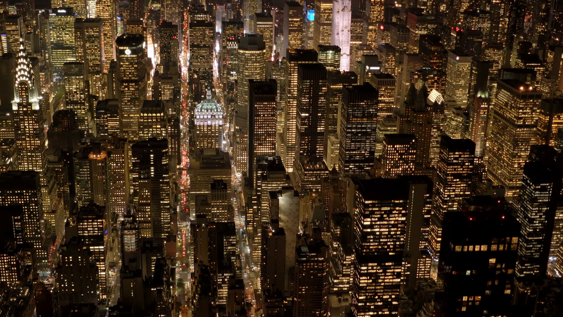 A Breathtaking Aerial Night View Of Vibrant Stock Footage SBV-351690626 ...