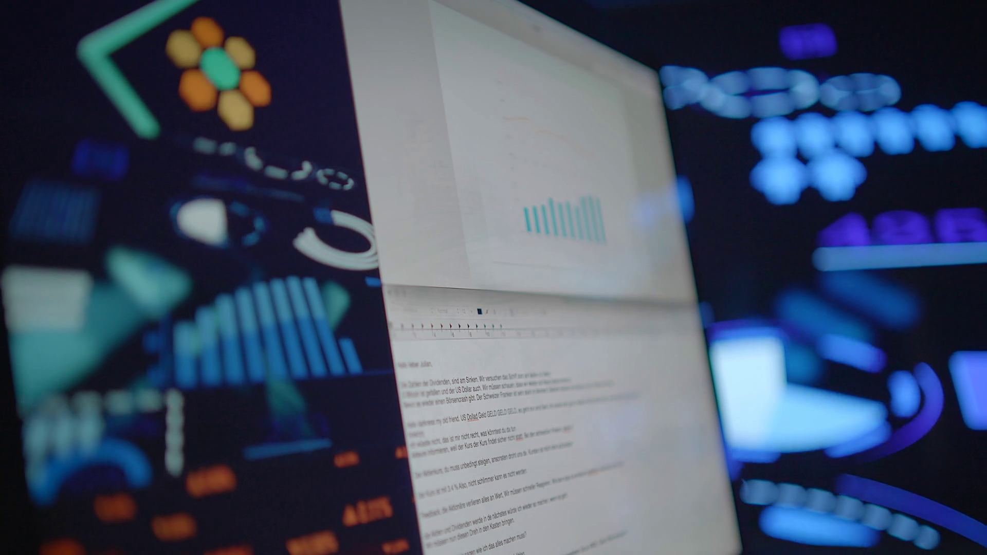 This Is Data Visualization Screen Integrates Stock Footage SBV ...