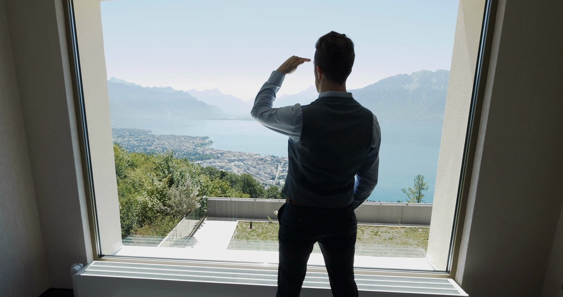 Back View Of Successful Young Businessman Stock Footage SBV-348484820 ...
