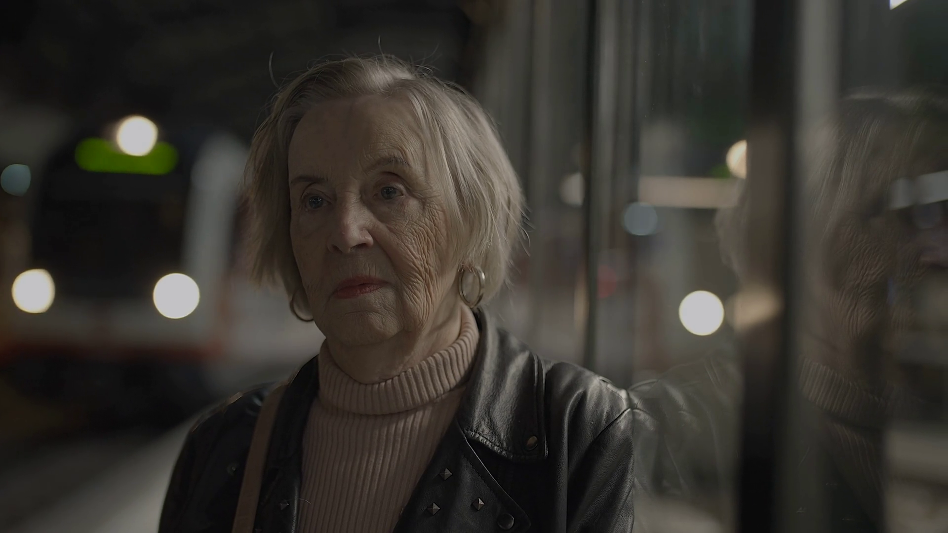 Elderly Woman Waiting At Platform Of Train Stock Footage SBV-348691645 ...