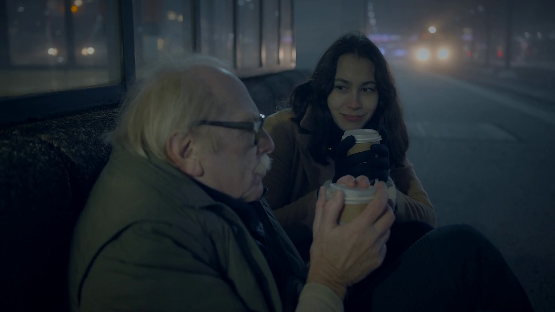 Elegant Lady Meeting Homeless Man At Train Stock Footage SBV-348833202 ...