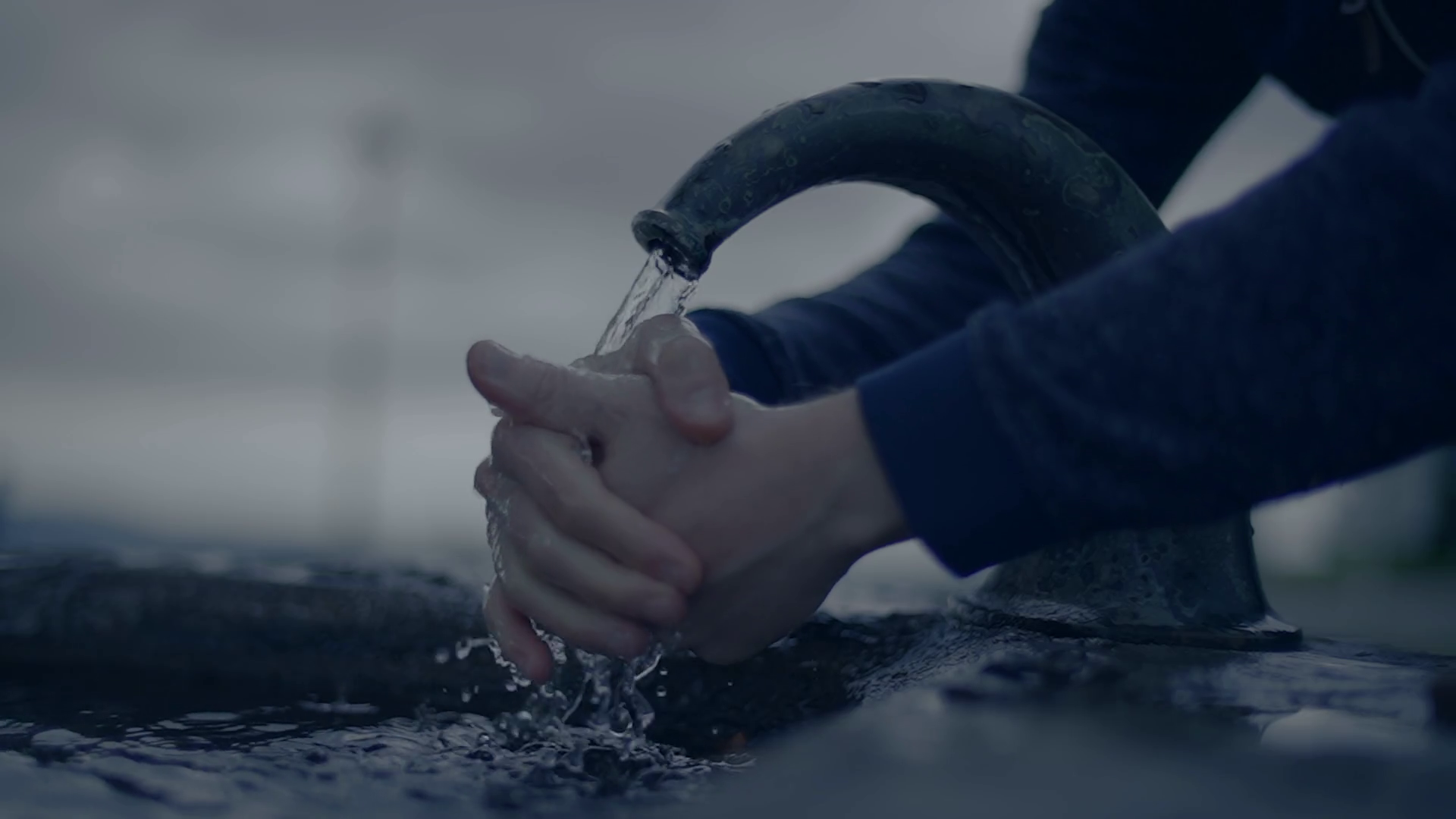 Person Washing Hands Outside At Water Stock Footage SBV-348853725 ...