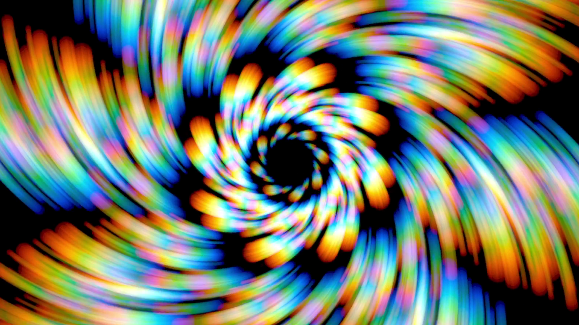 Spinning colorful prismatic lights background- Motion Background