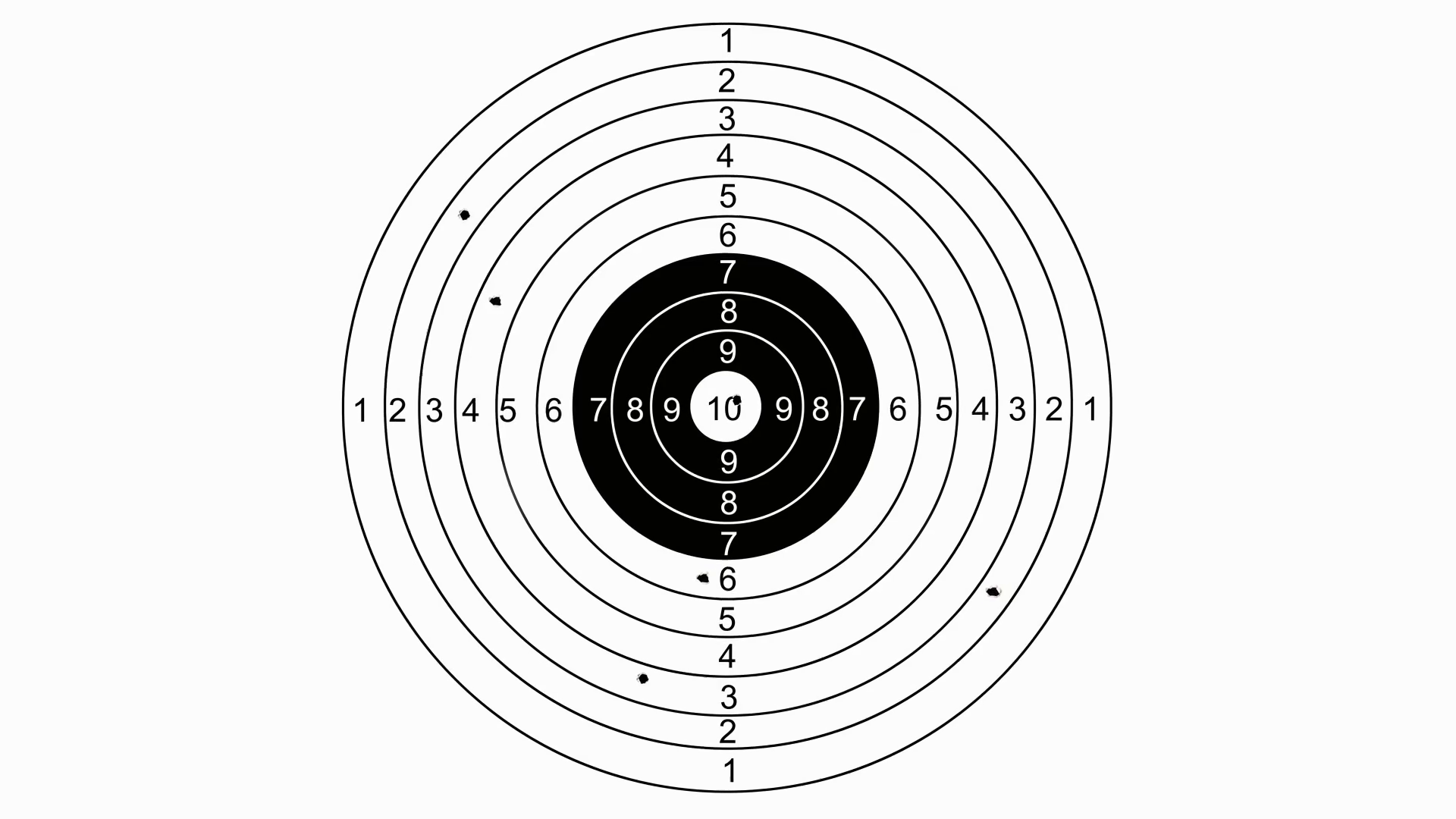 animation Shooting target with word planning Motion Background