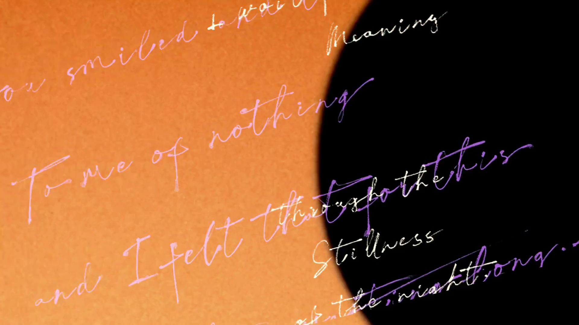 Handwritten Cursive Text In Turquoise Violet Stock Motion Graphics SBV ...