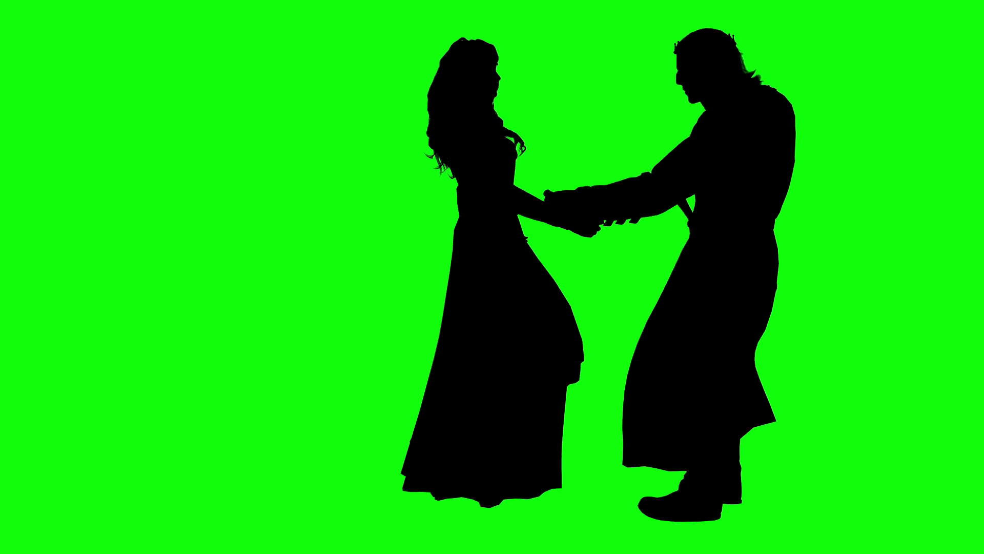 3d Rendering Animation - Silhouettes Of Stock Motion Graphics SBV