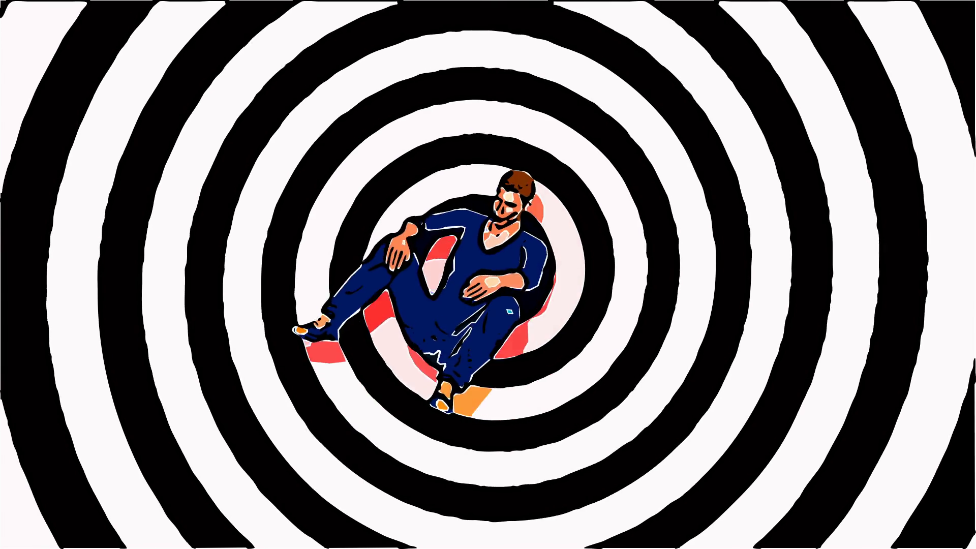 2d Animation In Comic Style - Rotating Black Stock Motion Graphics SBV ...