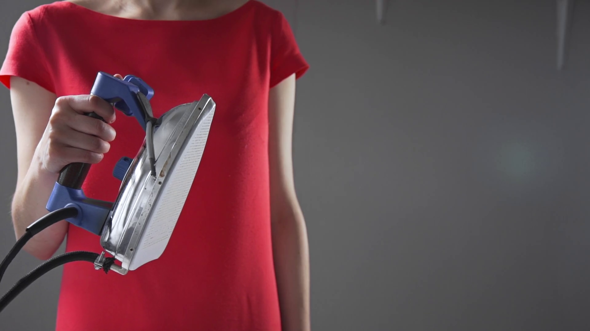 Seamstress Is Ironing Clothes With Iron Stock Footage SBV316347248