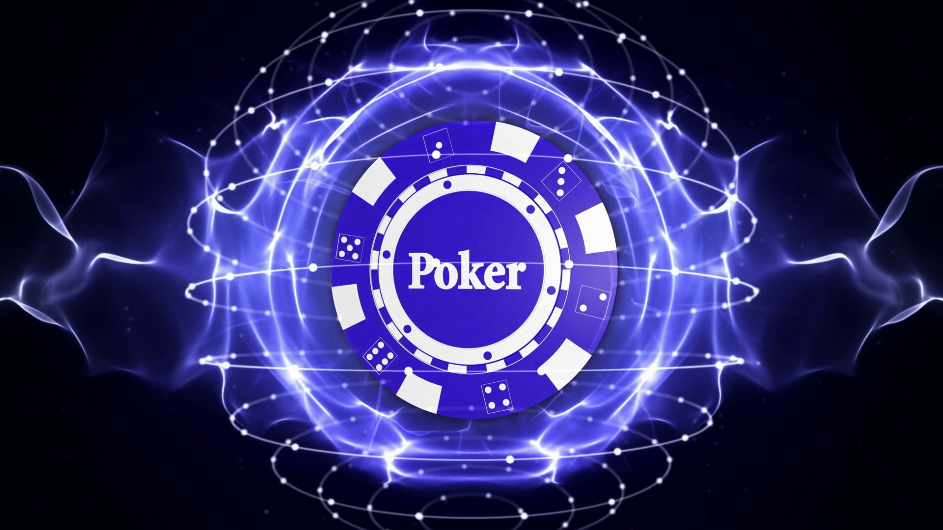 Rotating Poker Chip With Text Animation Loop Stock Motion Graphics SBV