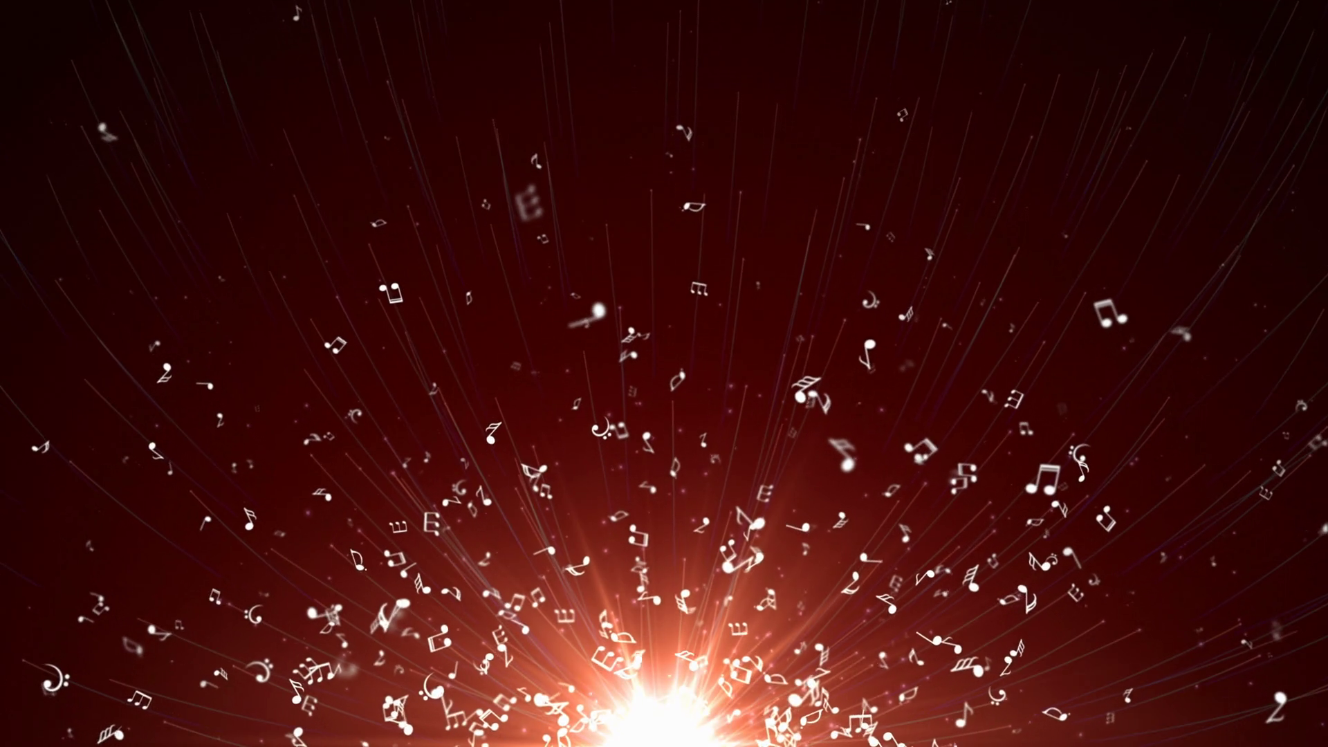 Flying Musical Notes Animation Rendering Stock Motion Graphics SBV ...