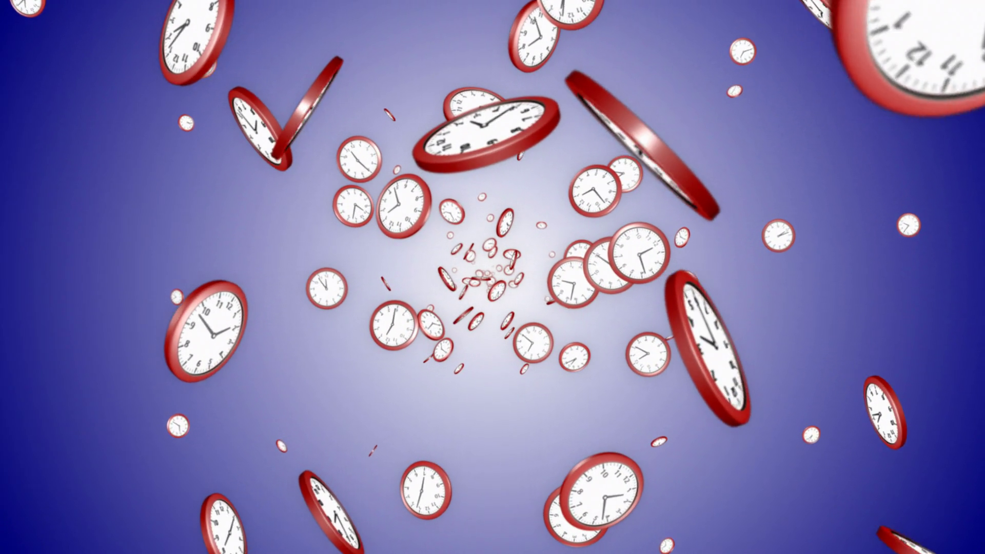 Falling Clocks Animation Technology Stock Motion Graphics SBV347478558