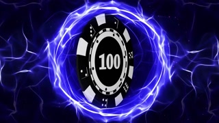Rotating Poker Chip Animation, Loop