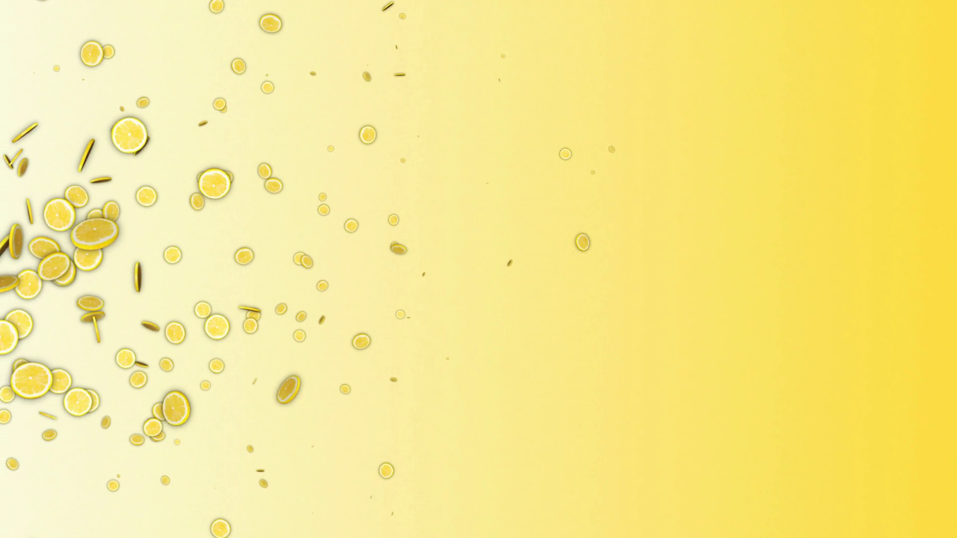 Flying Lemons Slices Fruits Animation Stock Motion Graphics SBV ...