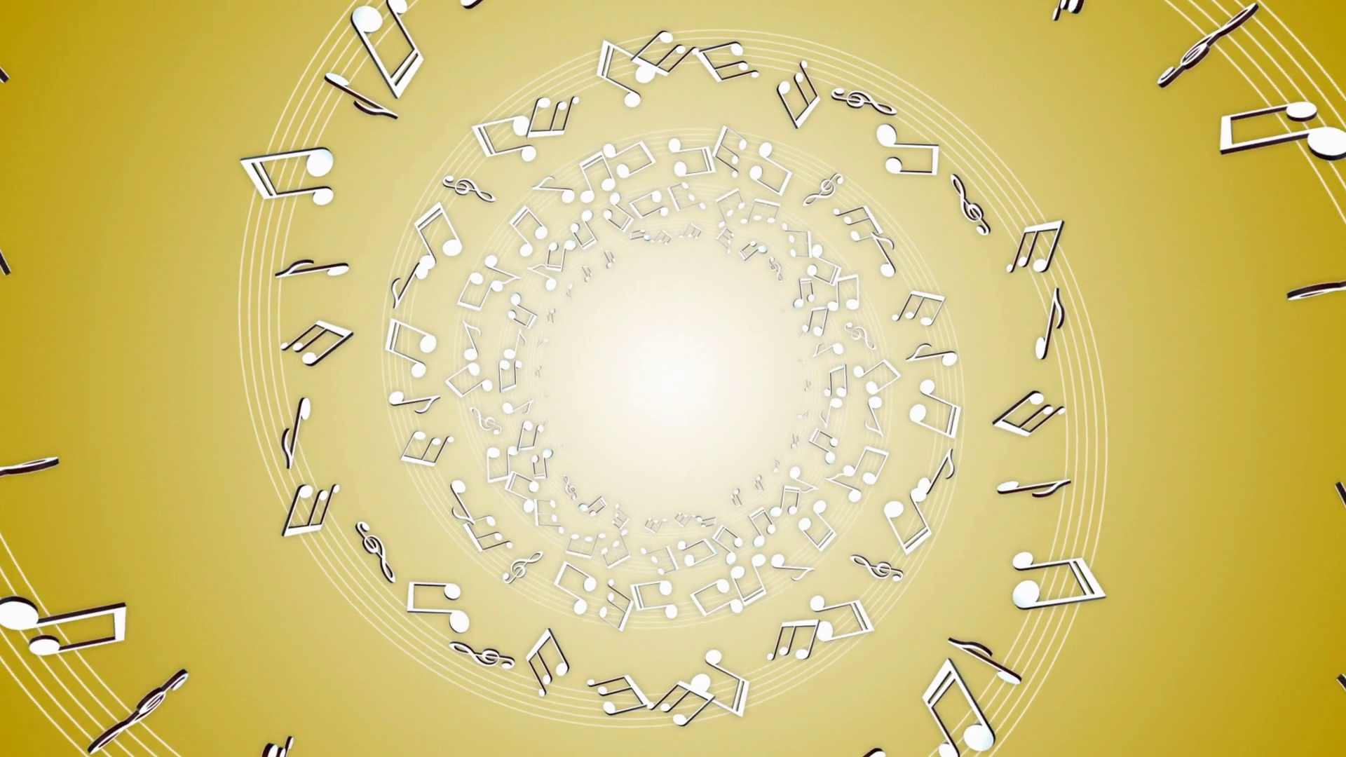 Flying Musical Notes Animation Rendering Stock Motion Graphics SBV ...