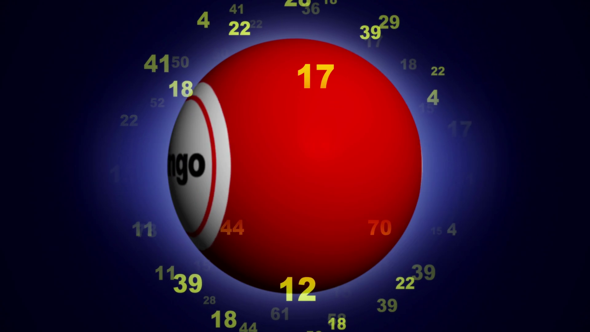 Bingo Ball Animation Numbers Around Stock Motion Graphics SBV-329606855 ...