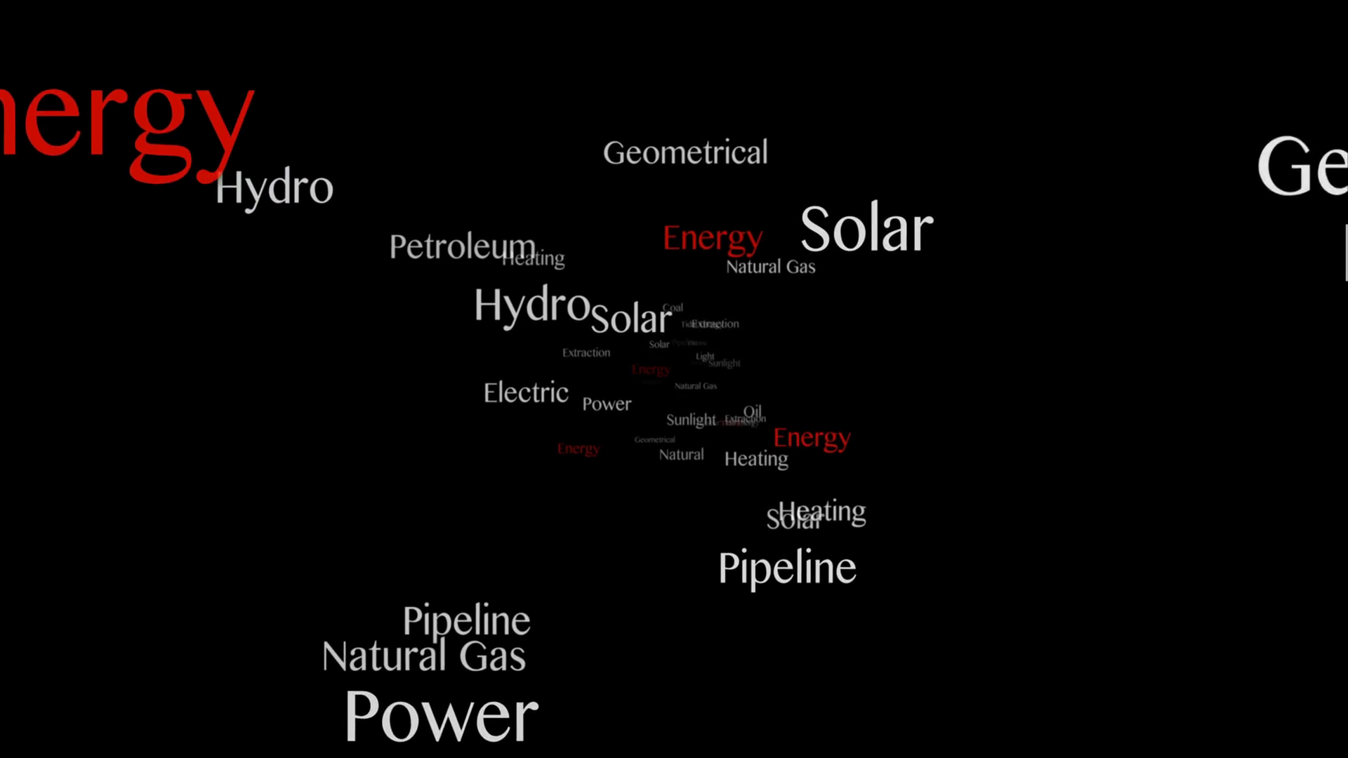 Energy Keywords Animation Background Loop 4k Stock Motion Graphics SBV