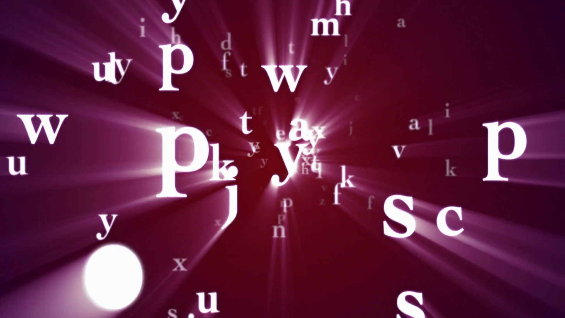Flying Alphabetic Letters Animation Stock Motion Graphics SBV-338227081 ...