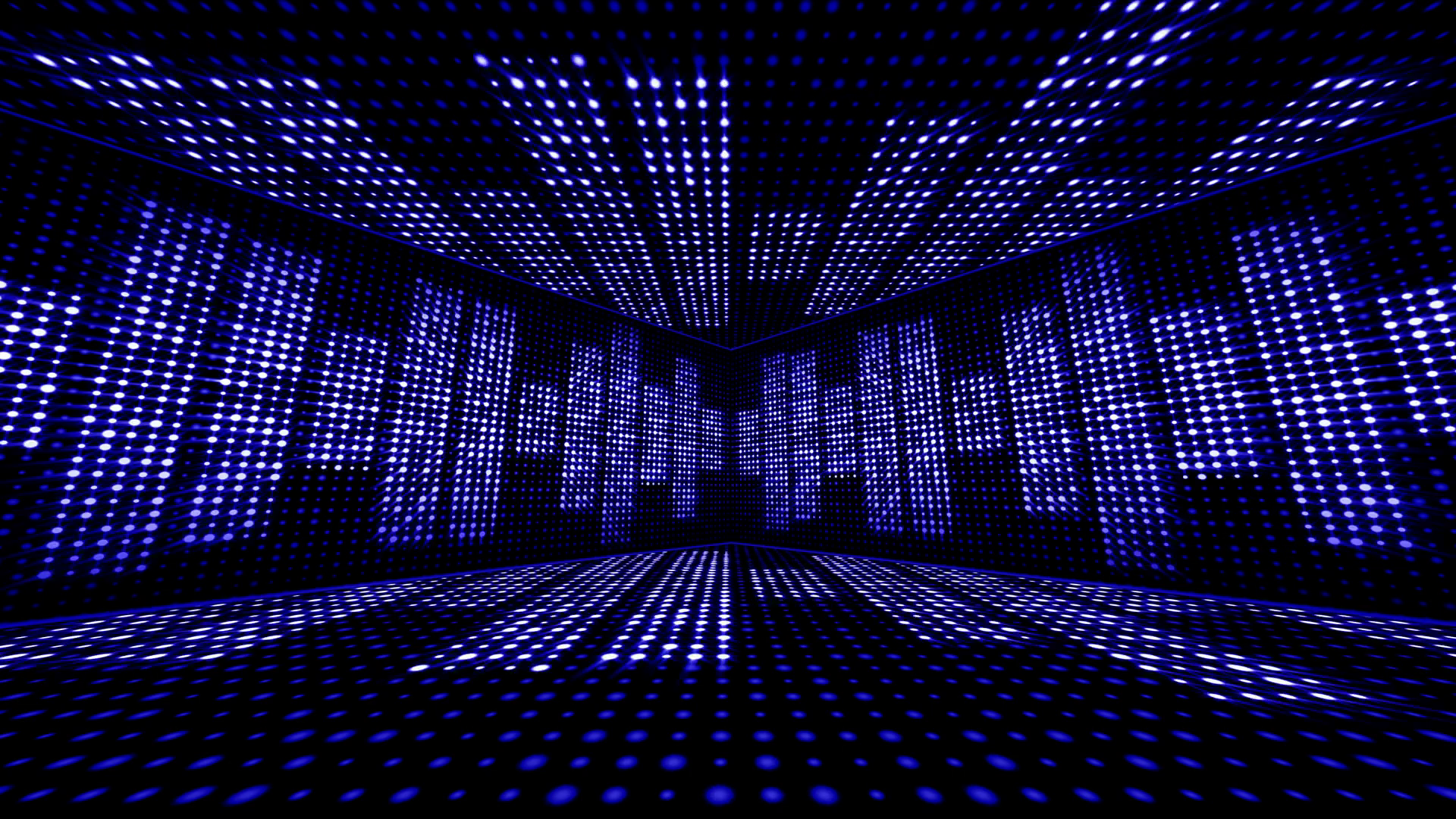 Music Waves Room, Radio, Lights Bulbs Animation, Rendering, Background