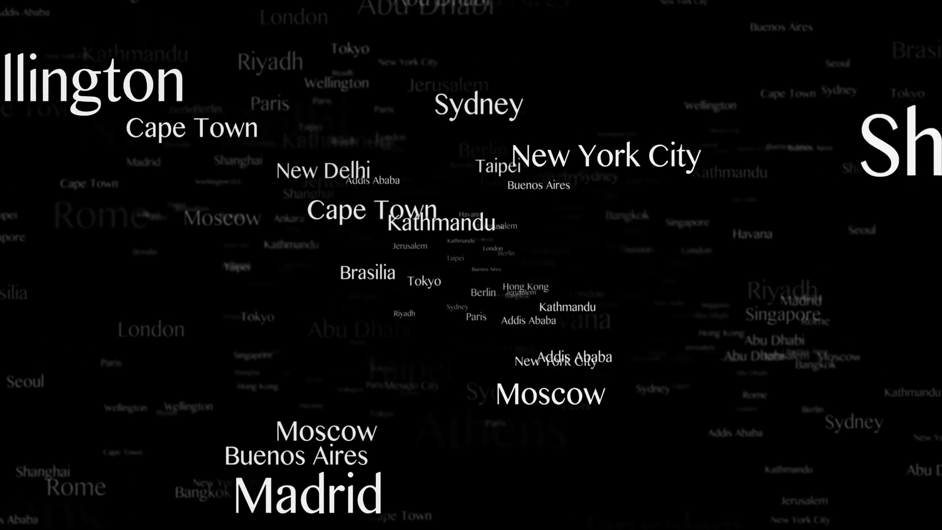 Travel World Cities Keywords Animation Stock Motion Graphics SBV ...