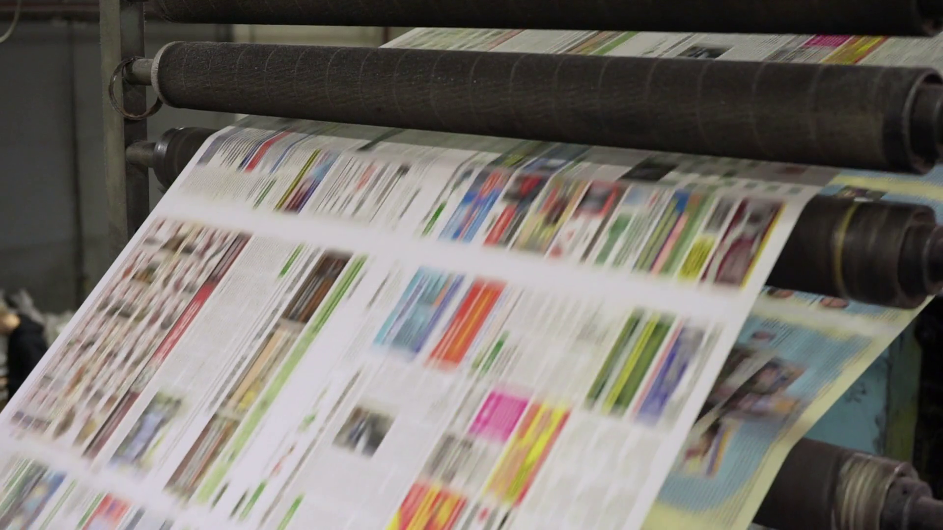 Printing Newspapers In Typography Stock Footage SBV-329679683 - Storyblocks