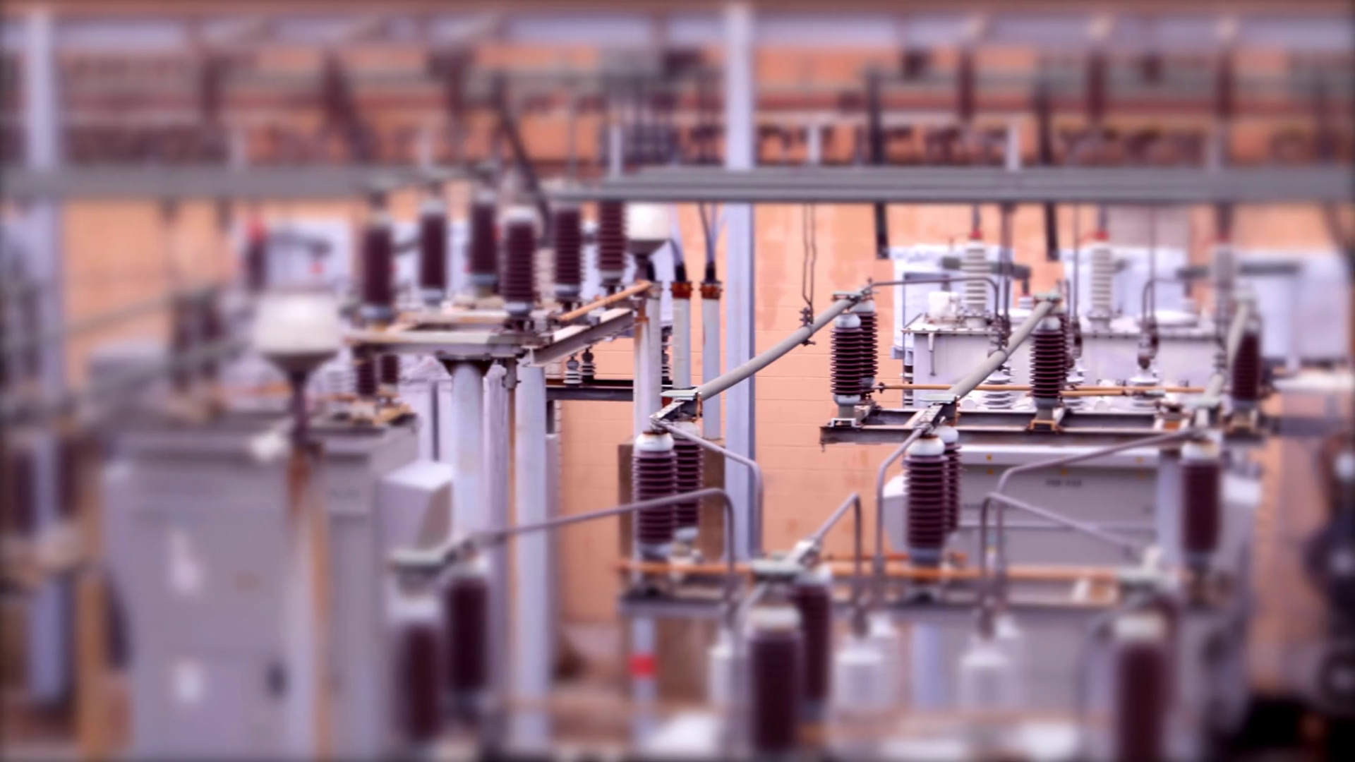 Electrical Power Relay Station 4k Slow Stock Footage SBV334881684