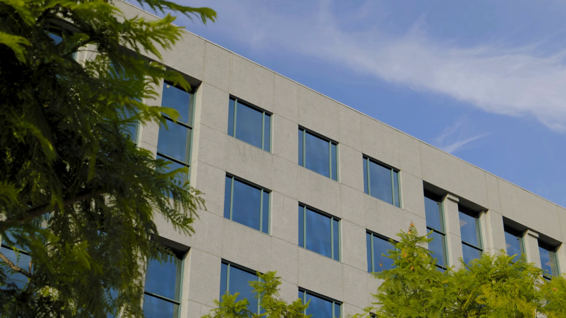 Modest Modern Office Building Establishing Stock Footage SBV-346747475 ...