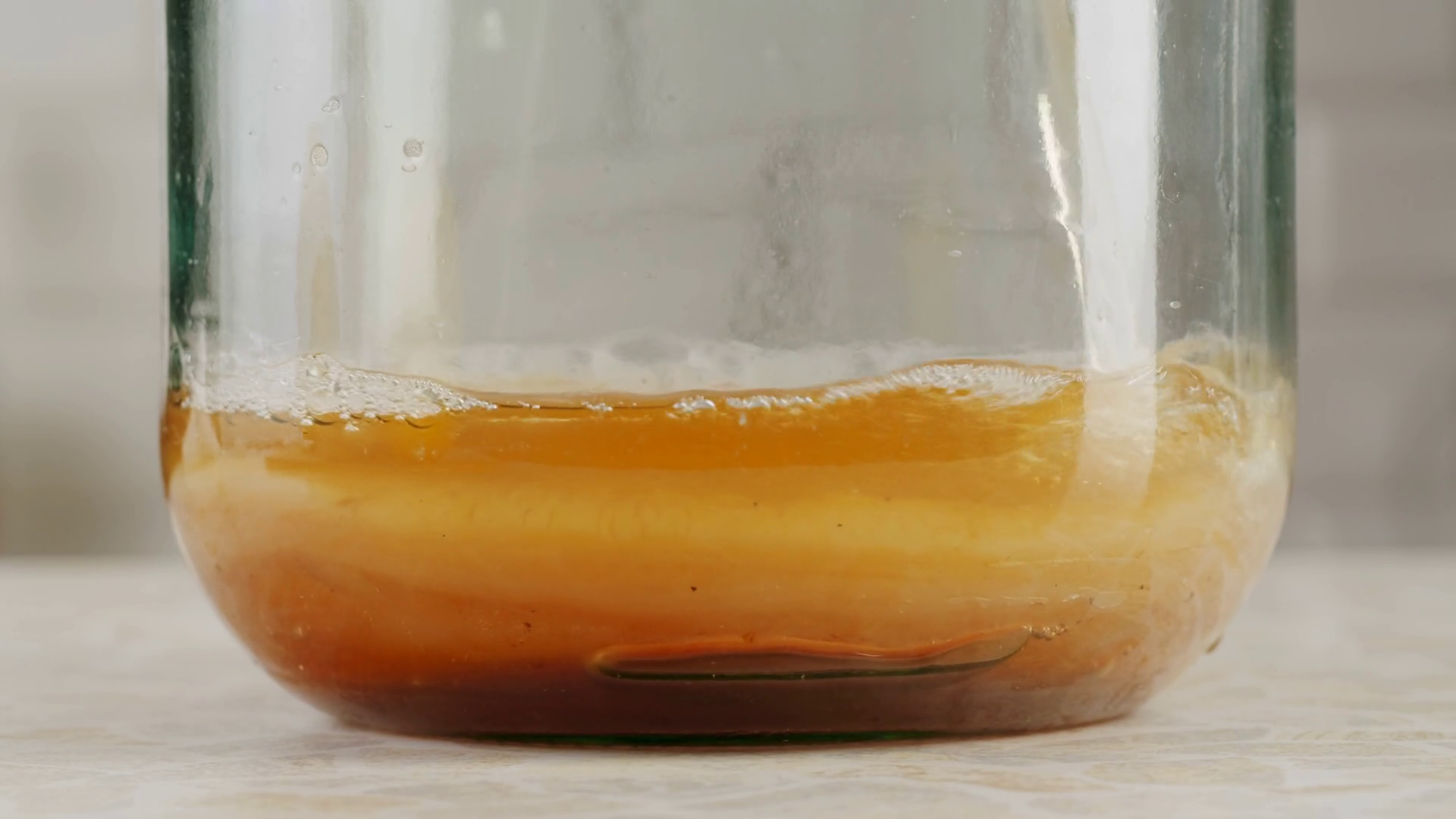 Kombucha Tea Scoby Fungus Homemade Kombucha Stock Footage SBV-351688758 ...